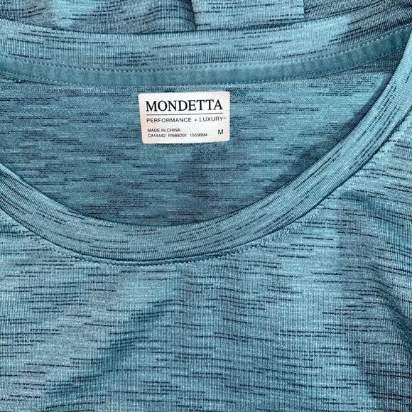 Mondetta Women’s Space Dye Active Tee in Arctic Combo - Size M - Picture 6 of 7
